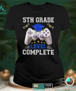 5th Grade Level Complete Gamer Class Of 2022 Graduation Gift T Shirt