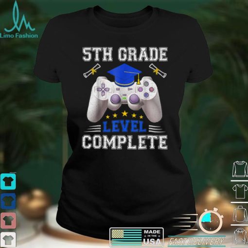 5th Grade Level Complete Gamer Class Of 2022 Graduation Gift T Shirt