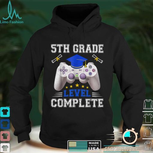 5th Grade Level Complete Gamer Class Of 2022 Graduation Gift T Shirt