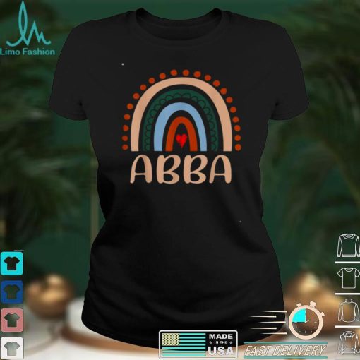 Abba Rainbow Grandma Cute Mothers Day Abba Shirt 1