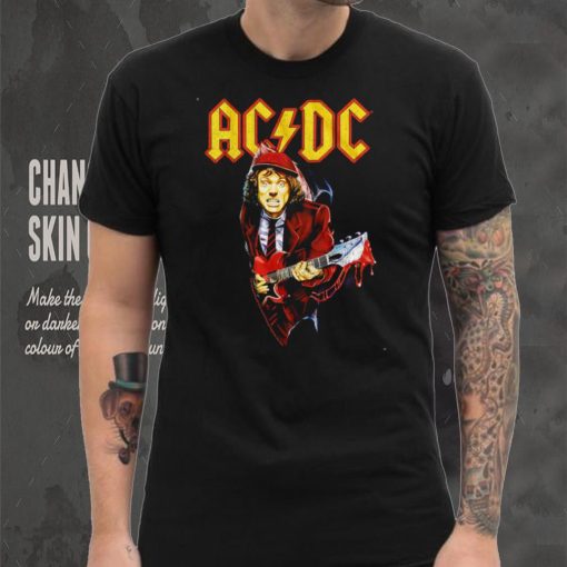 Angus Young Bloody Guitar ACDC Shirt