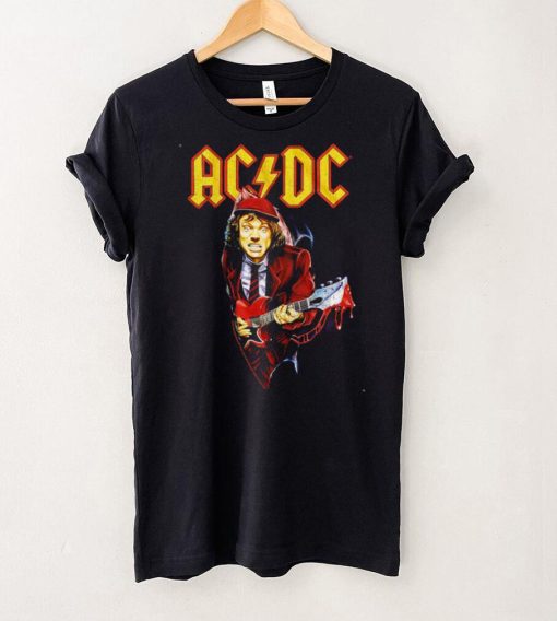 Angus Young Bloody Guitar ACDC Shirt