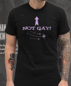 Bimbo not gay fitted shirt