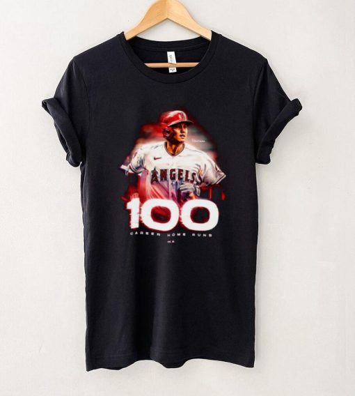 Congratulations Shohei Ohtani 100 Career Home Runs MLB T Shirt