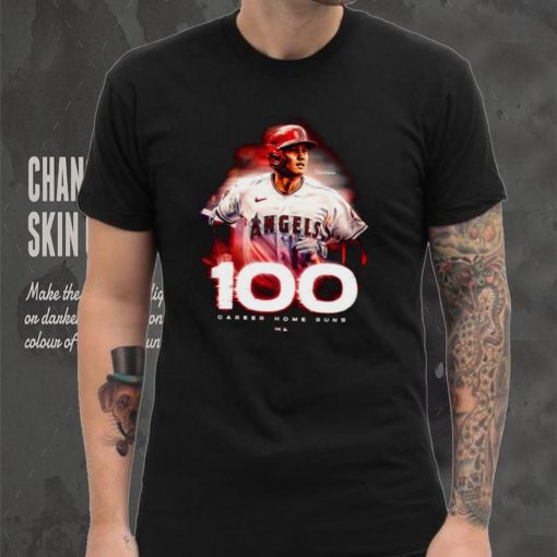 Congratulations Shohei Ohtani 100 Career Home Runs MLB T Shirt