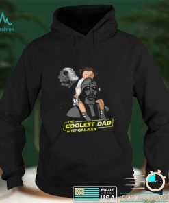 Coolest Dad With Darth Vader And Leia Fathers Day Star Wars Unisex T Shirt