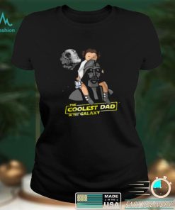 Coolest Dad With Darth Vader And Leia Fathers Day Star Wars Unisex T Shirt