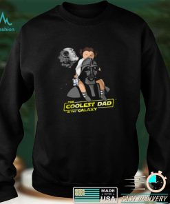 Coolest Dad With Darth Vader And Leia Fathers Day Star Wars Unisex T Shirt