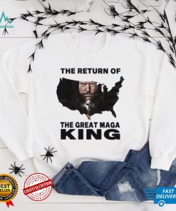 Donal Trump Map The Return Of The Great Maga King USA T Shirt