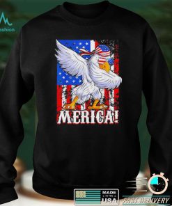 Eagle Dabbing American Mullet Merica Ultra Maga 4th Of July T Shirt