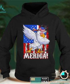 Eagle Dabbing American Mullet Merica Ultra Maga 4th Of July T Shirt