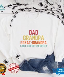 Fathers Day Gift from Grandkids Dad Grandpa Great Grandpa T Shirt