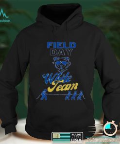 Field Day White Team Fan Gear Bear Mascot Inspired Unisex T Shirt