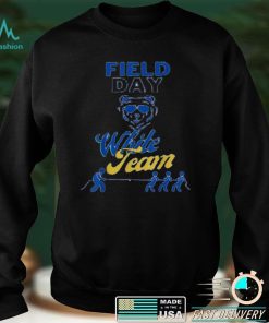 Field Day White Team Fan Gear Bear Mascot Inspired Unisex T Shirt