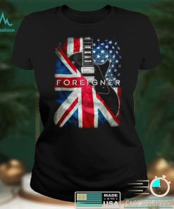 Foreigner British American Guitar Mens T Shirt