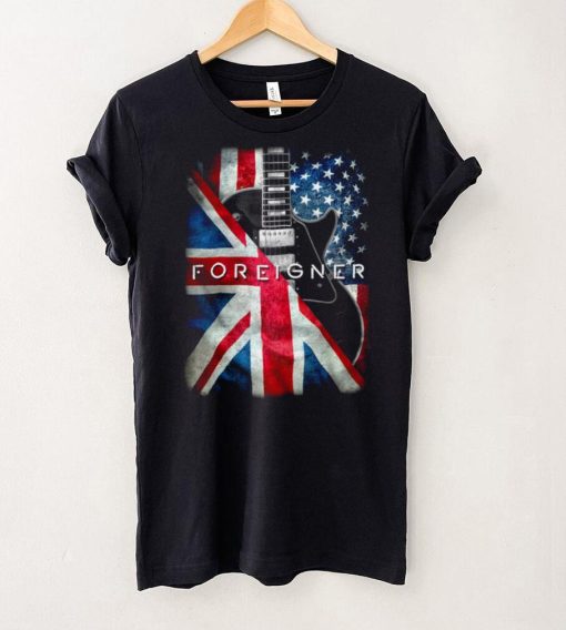 Foreigner British American Guitar Mens T Shirt