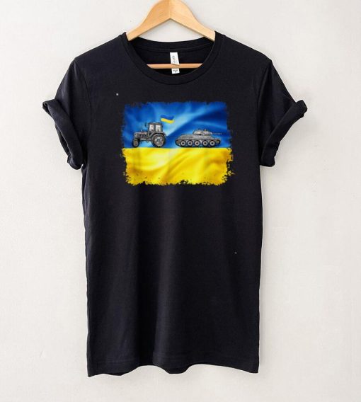 Funny Ukrainian Farmer Tractor Tank Meme Ukraine Tractor T Shirt B09W65LNDH