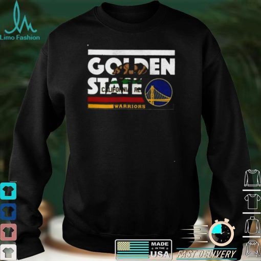 Golden State Warriors Majestic Threads city and state T Shirt