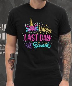 Happy Last Day of School Shirts Unicorn Kids Girls Lover T Shirt
