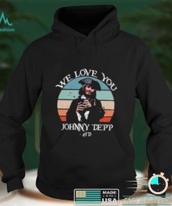 JD We Love You Johnny Depp Retro Vintage T Shirt