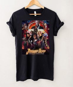 Johnny Depp Infinite Characters We Love You Johnny Depp T Shirt