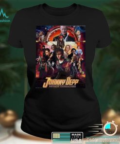 Johnny Depp Infinite Characters We Love You Johnny Depp T Shirt