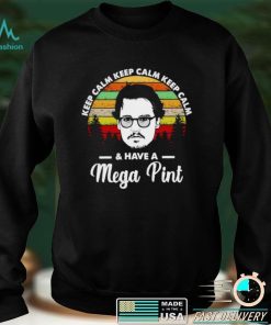 Johnny Depp keep calm and have a mega pint Depp vintage shirt