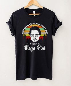 Johnny Depp keep calm and have a mega pint Depp vintage shirt