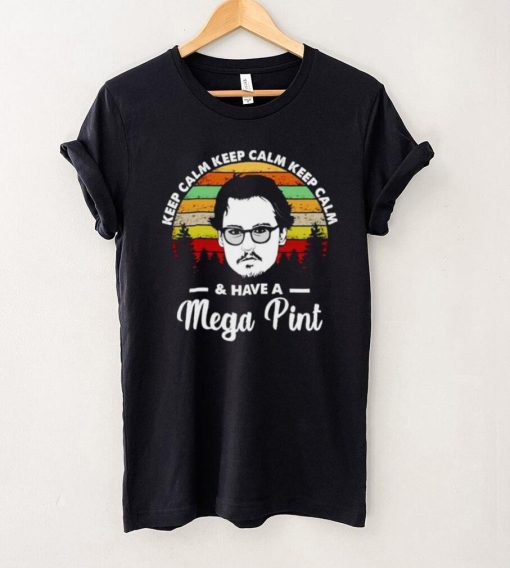 Johnny Depp keep calm and have a mega pint Depp vintage shirt