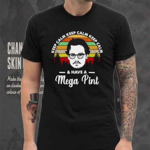 Johnny Depp keep calm and have a mega pint Depp vintage shirt