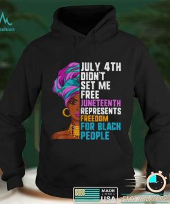 Juneteenth Tshirt Women, June 19th Freedom For Black People T Shirt