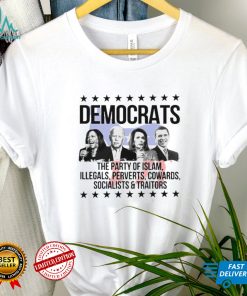 Kamala Harris Joe Biden Nancy Pelosi and Obama Democrats the party of islam illegals perverts shirt