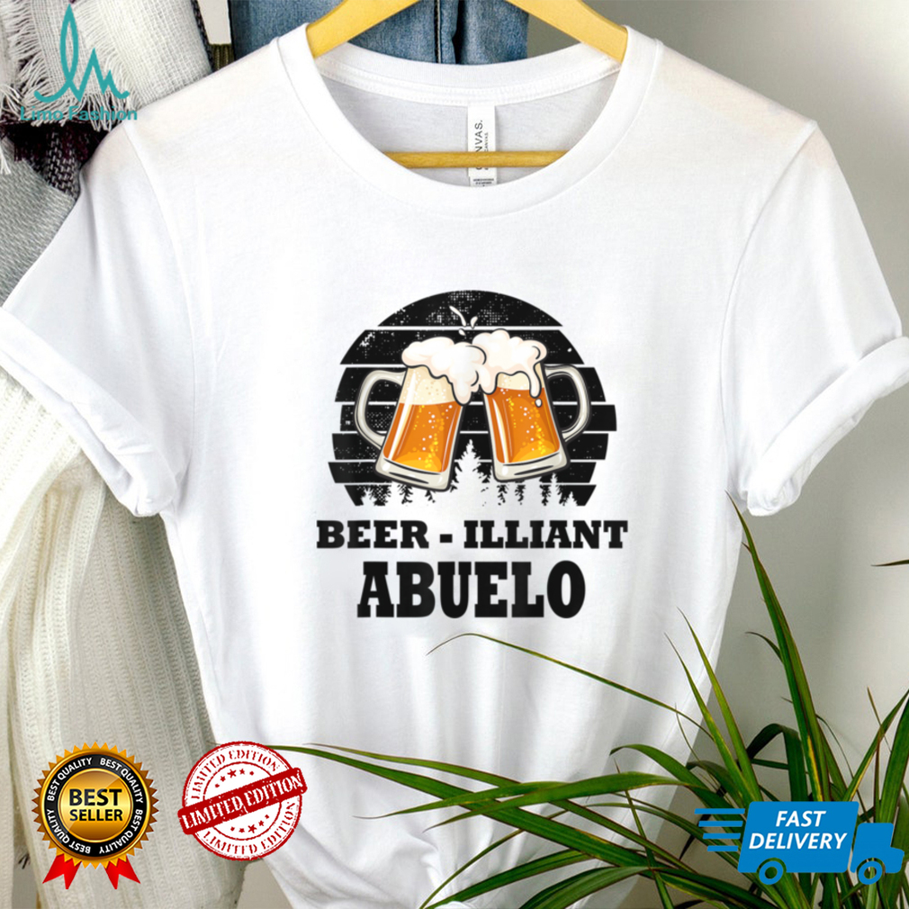 Mens Fathers Day Gift Tee Beer Illiant Abuelo Funny Drink T Shirt