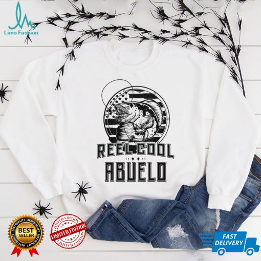 Mens Gift For Fathers Day Tee Reel Cool Abuelo Fishing T Shirt