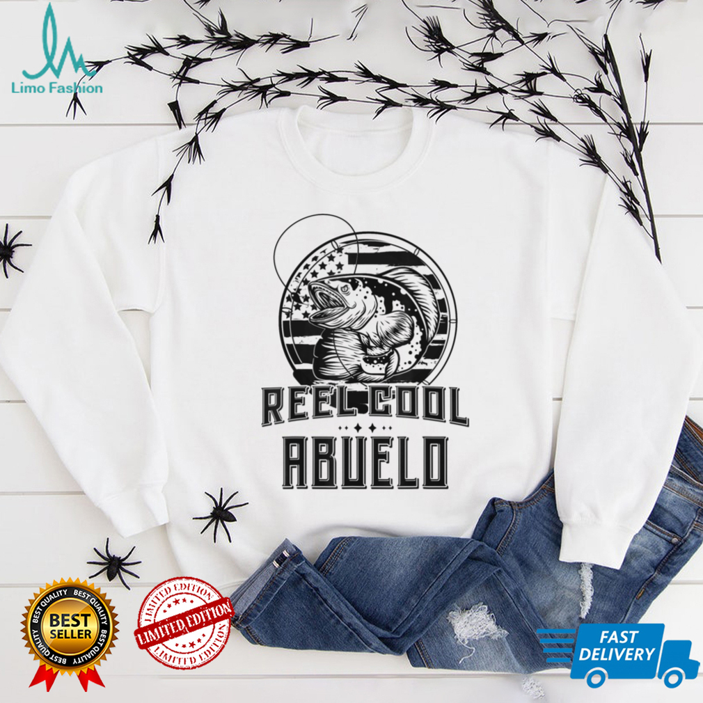 Mens Gift For Fathers Day Tee   Reel Cool Abuelo Fishing T Shirt