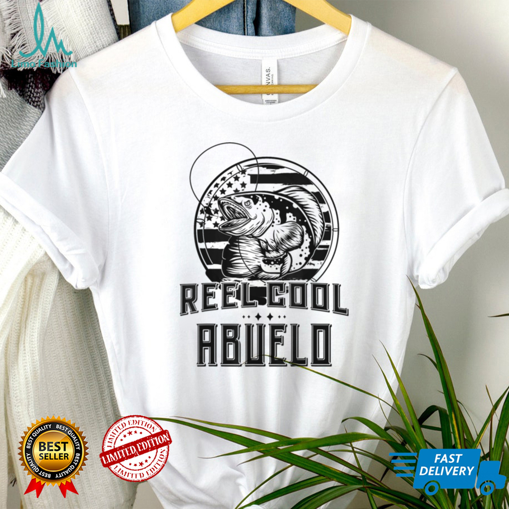 Mens Gift For Fathers Day Tee   Reel Cool Abuelo Fishing T Shirt