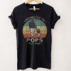 Mens Promoted to POPS Est 2022 Vintage First Time POPS T Shirt