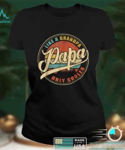 Mens Vintage Retro Papa Grandpa Papa like a Grandpa T Shirt