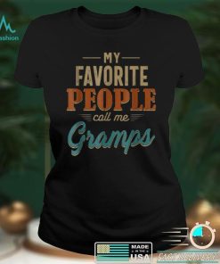 My Favorite People Call Me Gramps 60th Gift For Father’s Day T Shirt