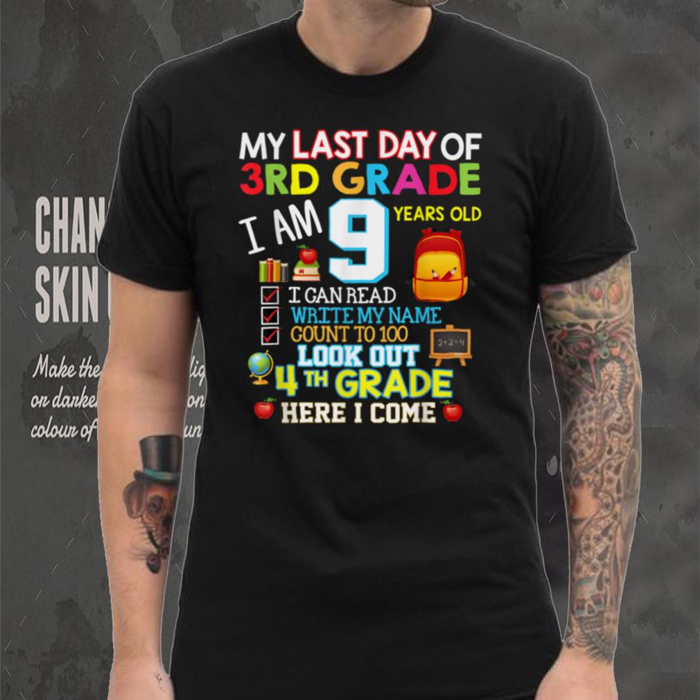 Boekwinkel Decoderen automaat My Last Day Of 3rd Grade 4th Grade Here I Come So Long T Shirt - Limotees
