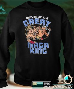 Return Of The Great Maga King Trump Vs Biden Fight T Shirt