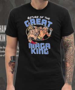 Return Of The Great Maga King Trump Vs Biden Fight T Shirt