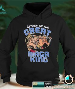 Return Of The Great Maga King Trump Vs Biden Fight T Shirt