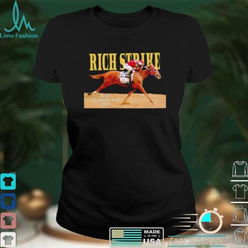 Rich Strike 80 to 1 2022 Kentucky Derby Winner New Design T Shirt