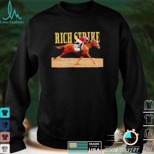 Rich Strike 80 to 1 2022 Kentucky Derby Winner New Design T Shirt