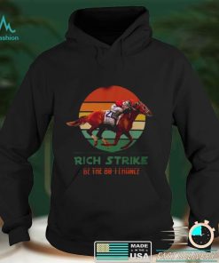 Rich Strike Be The 80 – 1 Chance Style Retro Sunset T Shirt