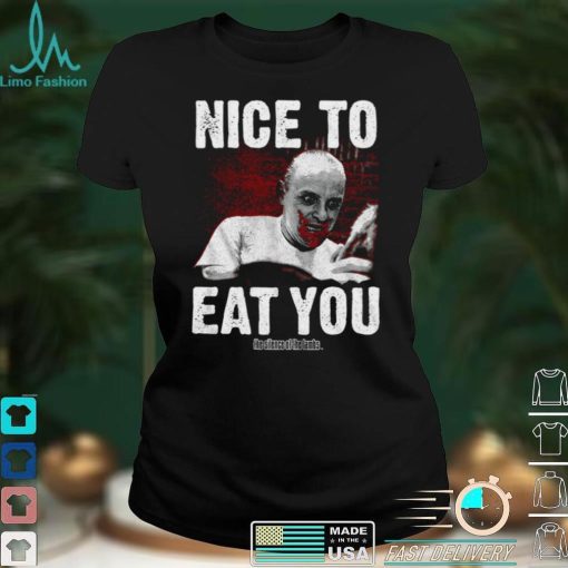 Silence of the Lambs Hannibal Nice to Eat You Mens T Shirt