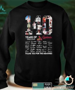 St Louis Cardinals 140th 1882 2022 Signatures Shirt