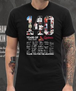 St Louis Cardinals 140th 1882 2022 Signatures Shirt