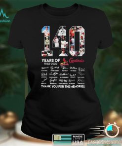 St Louis Cardinals 140th 1882 2022 Signatures Shirt